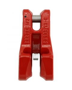 Anschlagkette mit beiderseits Aufhängering, Verbindungsglied und Verkürzungsklaue mit Sicherung, 1-strängig, Typ ES-1CD