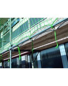 Seitenschutznetze, komplett mit angenähten Gurtschnellverschlüssen  Maschenweite: ca. 100 mm Größe: 2 m x 5 m