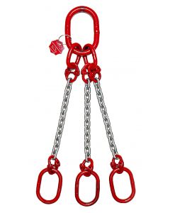 Anschlagkette mit beiderseits Aufhängering und Verbindungsglied, 3-strängig, Typ ES-3C