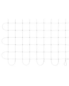 Edelstahlnetze mit Aluklemmen-Quadrat-100 x 100 mm-1.5 mm