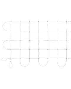 Edelstahlnetze mit Aluklemmen-Quadrat-125 x 125 mm-1.5 mm