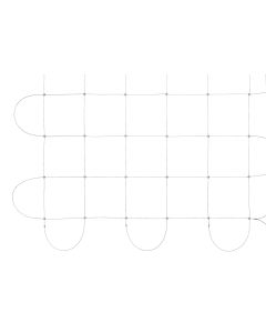 verzinkte Netze mit Aluklemmen-Quadrat-150 x 150 mm-2.5 mm