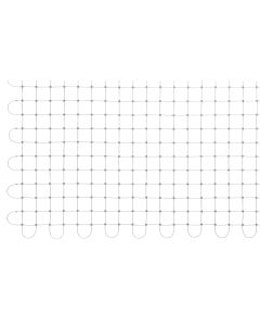 Edelstahlnetze mit Aluklemmen-Quadrat-50 x 50 mm-1.5 mm