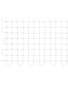 verzinkte Netze mit Aluklemmen-Quadrat-75 x 75 mm-1.5 mm