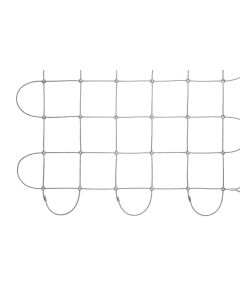 Edelstahlnetze mit Aluklemmen-Quadrat-150 x 150 mm-5.0 mm