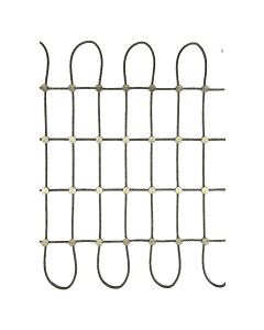 Edelstahlnetze mit Aluklemmen-Rechteckig-50 x 150 mm-6.0 mm