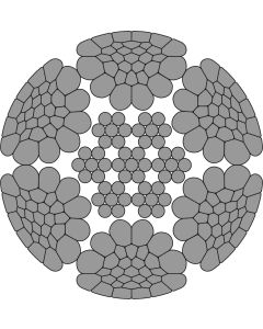 Forst-Windenseil  Typ Python 6 WSV hochverdichtet, blank