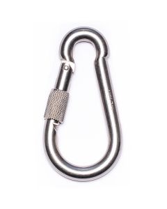 Niro-Karabinerhaken mit Schrauben-Sicherung