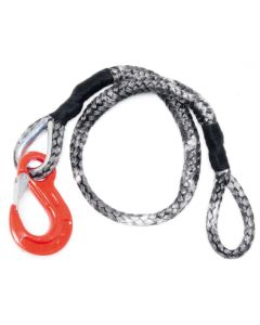 Spezial-Kunststoffseil Typ DFW-HM mit einers. Schlaufe, anders. Haken,  als Zugseil extreme Zugkräfte