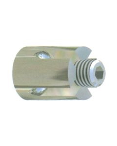 ASS Niro-Kreuzklemme 3 D mit Wandanschluss M 8