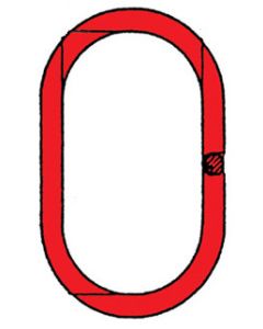 Sonder-Aufhängeglieder Typ SA für 1-strängige Kettengehänge, für Kranhaken Nr. 25, Gk 8