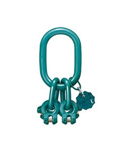 Aufhängekopf mit Gabelverbinder Typ ENORM, Güteklasse 10 für 4-strang Garnitur