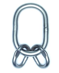 Niro-Aufhängeköpfe Typ CAKF mit Abflachung,  für 3- und 4-Strang Kettengehänge, gestrahlt, Güteklasse 6