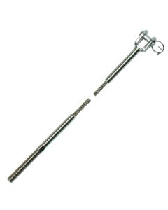 Niro-Spannseil 7x7, Typ N-TG Werkstoff 1.4401