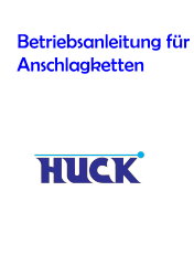 Anschlagketten-Betriebsanleitung Betriebsanleitung-Anschlagketten