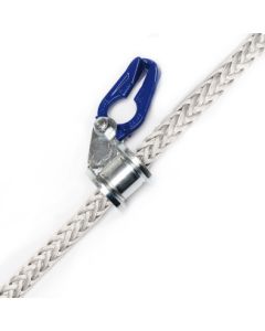 Seilgleiter aus Stahl mit Ketten-  Verkürzungslasche für Ketten-Ø 7-8 mm