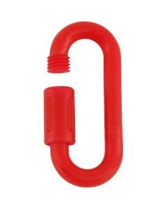 Kunststoffketten-Schnellverschluss in rot oder weiß